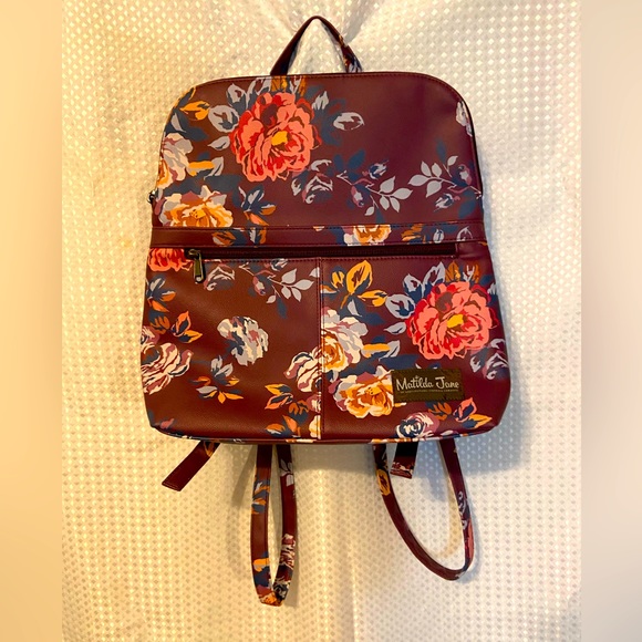 Matilda Jane Bags Nwot Matilda Jane Womens Floral Bag Back Pack